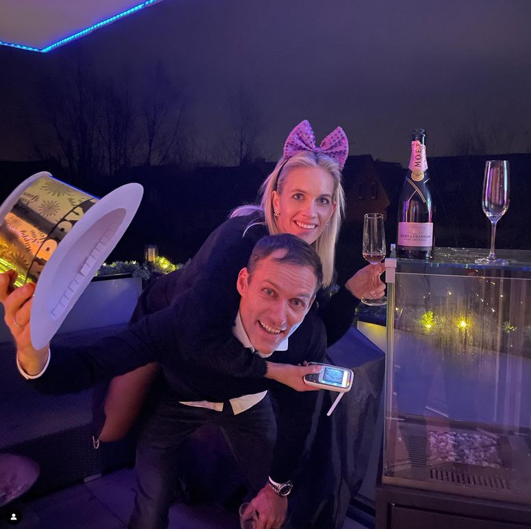 Melissa Hannawald i Sven Hannawald