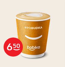 Latte 200 ml
Mleczna kawa – delikatna i pyszna.