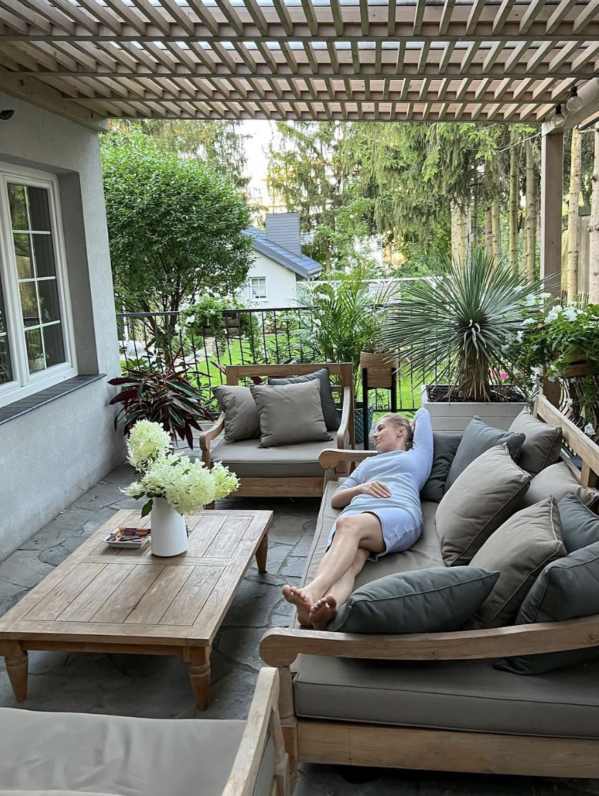 Ogród i taras Pazurów przyciągają uwagę