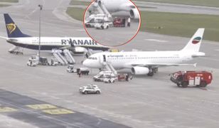 Przymusowe lądowanie samolotu w Gdańsku. Pasażerka potrzebowała pomocy medycznej