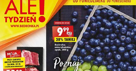 Biedronka nowa gazetka od 25.04. Promocje Biedronka od poniedziałku 25 kwietnia