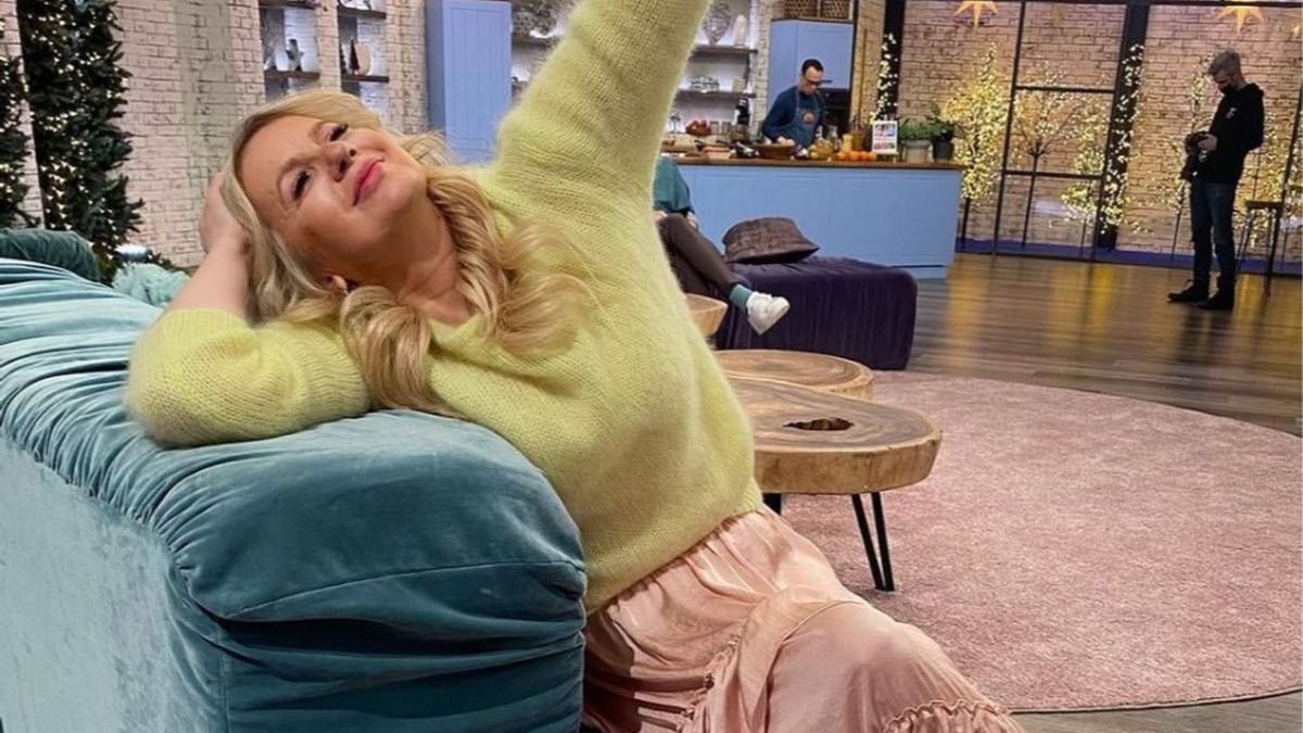 Marzena Rogalska podczas programu "Pytanie na Śniadanie"