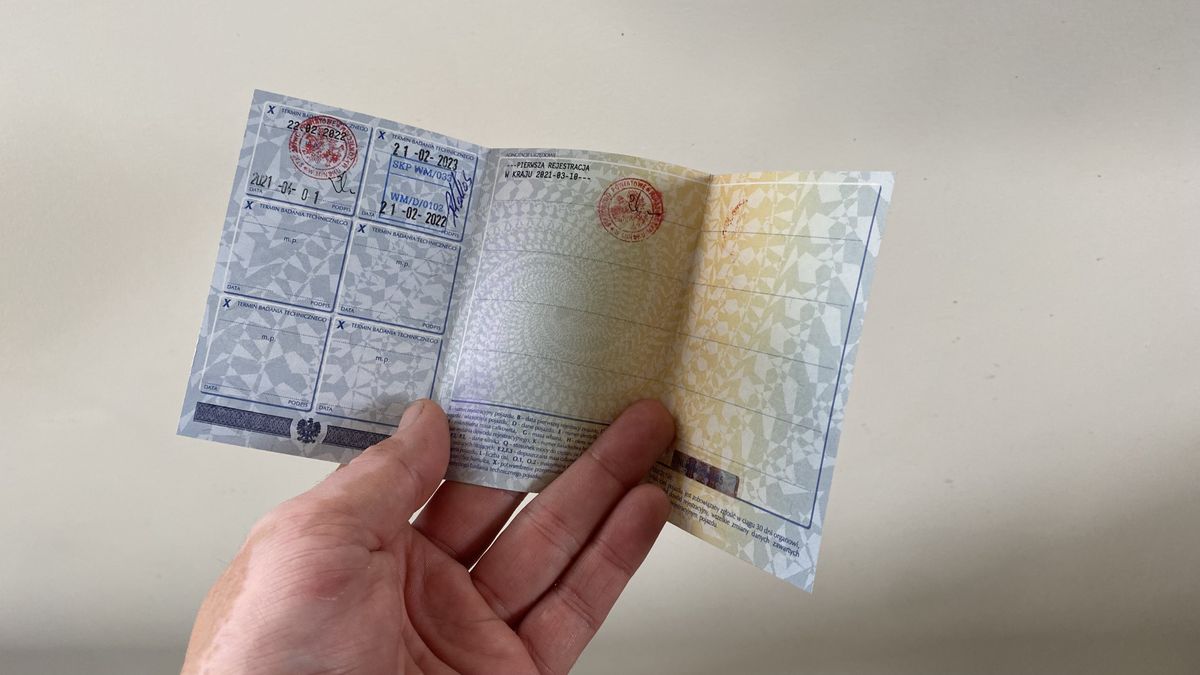 Dowód rejestracyjny