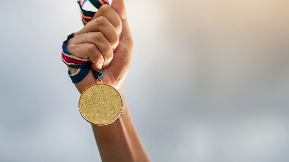 Hand holding gold medal on sky background, The winner and successful concept
victory, gold, success, successful, medals, holding, hand, ribbon, athlete, competition, athletic, achievement, medal, triumph, accomplishment, adult, sports, trophy, male, outdoors, fist, winner, day, championship, athleticism, showing, metal, euphoria, image, winning, sporty, player, sky, silver, medallion, best, certificate, motivation, summer, award, 1st, olympic, celebration, determination, game, leadership, fitness, business, people, challenge