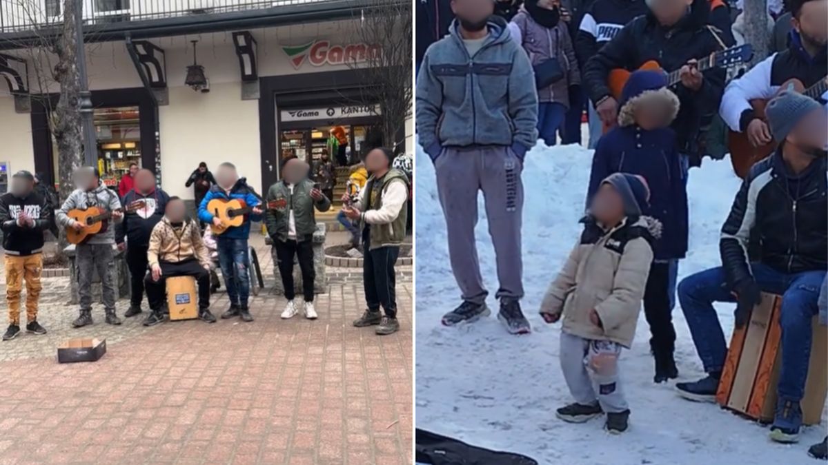 Romskie kapele wciąż obecne na Krupówkach.