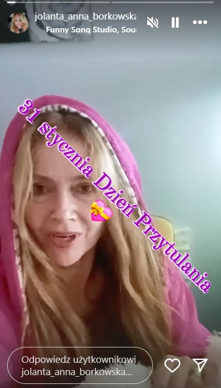 Jolanta Borkowska postuje z okazji Dnia Przytulania