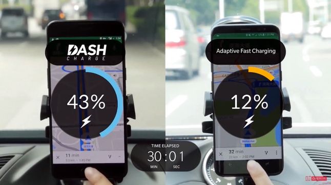 Porównanie szybkości ładowania OnePlusa 5 i Galaxy S8 z włączoną nawigacją