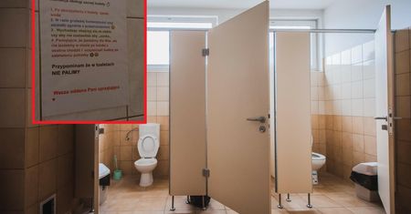 Wywiesiła kartkę w szkolnej toalecie. Miała dość zachowania uczennic