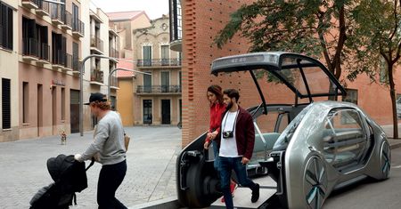 Pojazd-robot Renault ma być alternatywą dla transportu publicznego