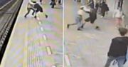 Próbował zepchnąć 17-latka na torowisko. Niepokojące nagranie z metra w Warszawie