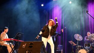 Urszula Dudziak na koncercie z Grzechem Piotrowskim na Majówce w Stalowej Woli