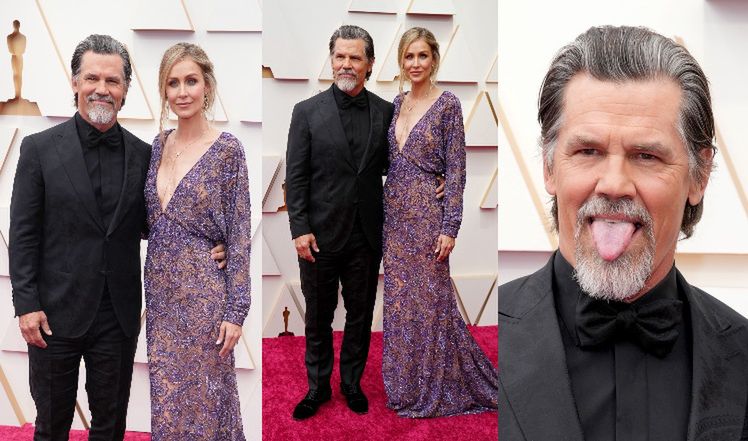 Josh Brolin z żoną