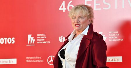 Co za stylizacja! Katarzyna Figura zaszalała z ubiorem na festiwalu w Gdyni