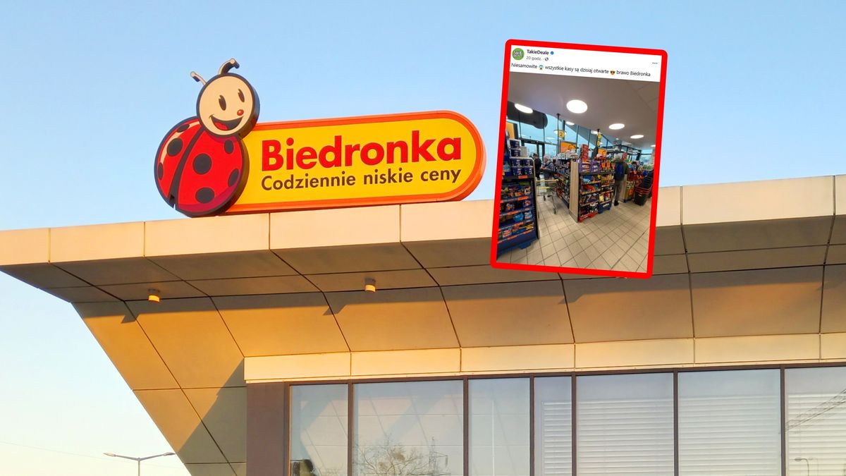 Zaskoczył go widok w Biedronce. 