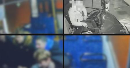 Kierowca autobusu chciał im zrobić "frajdę". Wszystko nagrała policja