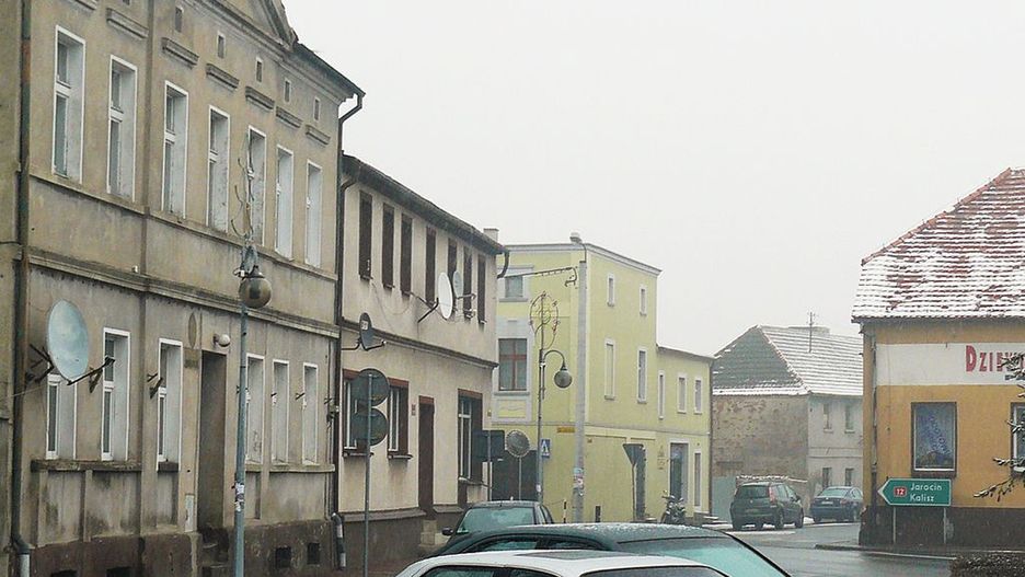 Rynek w Jaraczewie przed rewitalizacją