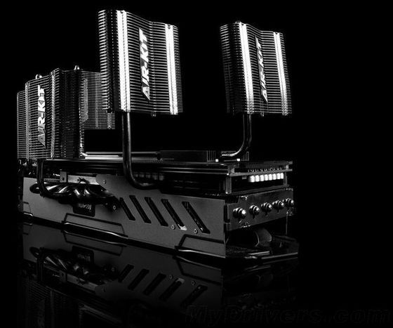 karta graficzna Colorful GTX560Ti iGame Kudan - zamontowany dodatkowy zestaw Air-Kit