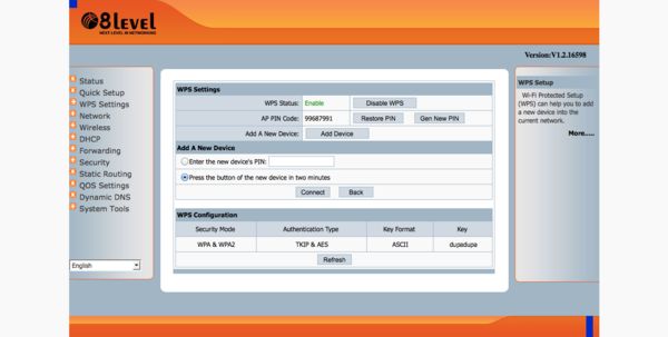 8level WRT-150 Smart