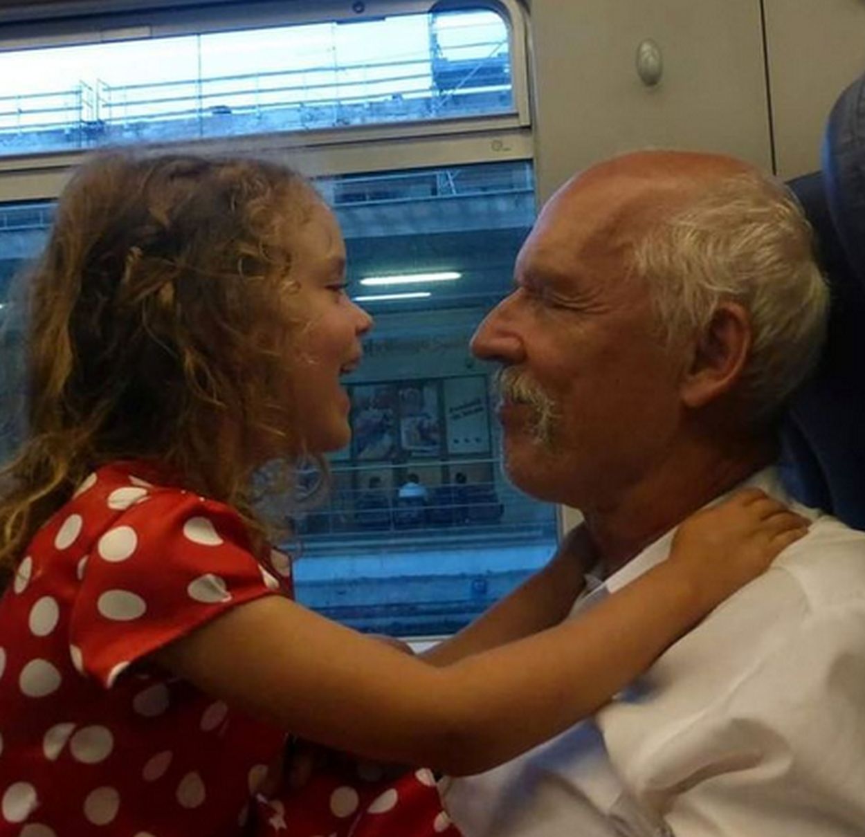 Janusz Korwin-Mikke z córką