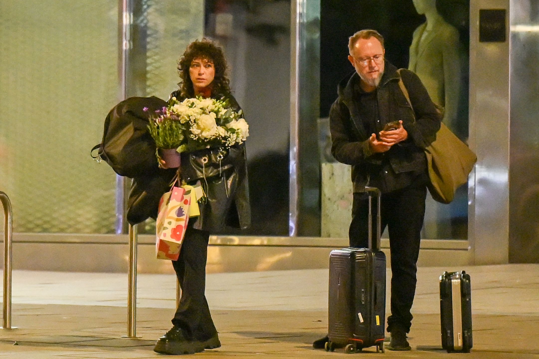 Natalia Kukulska z mężem po koncercie