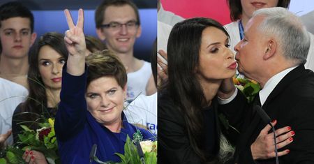 Kaczyńscy świętują wygraną PiS-u! (ZDJĘCIA)