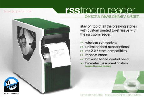 Toaletowy czytnik RSS