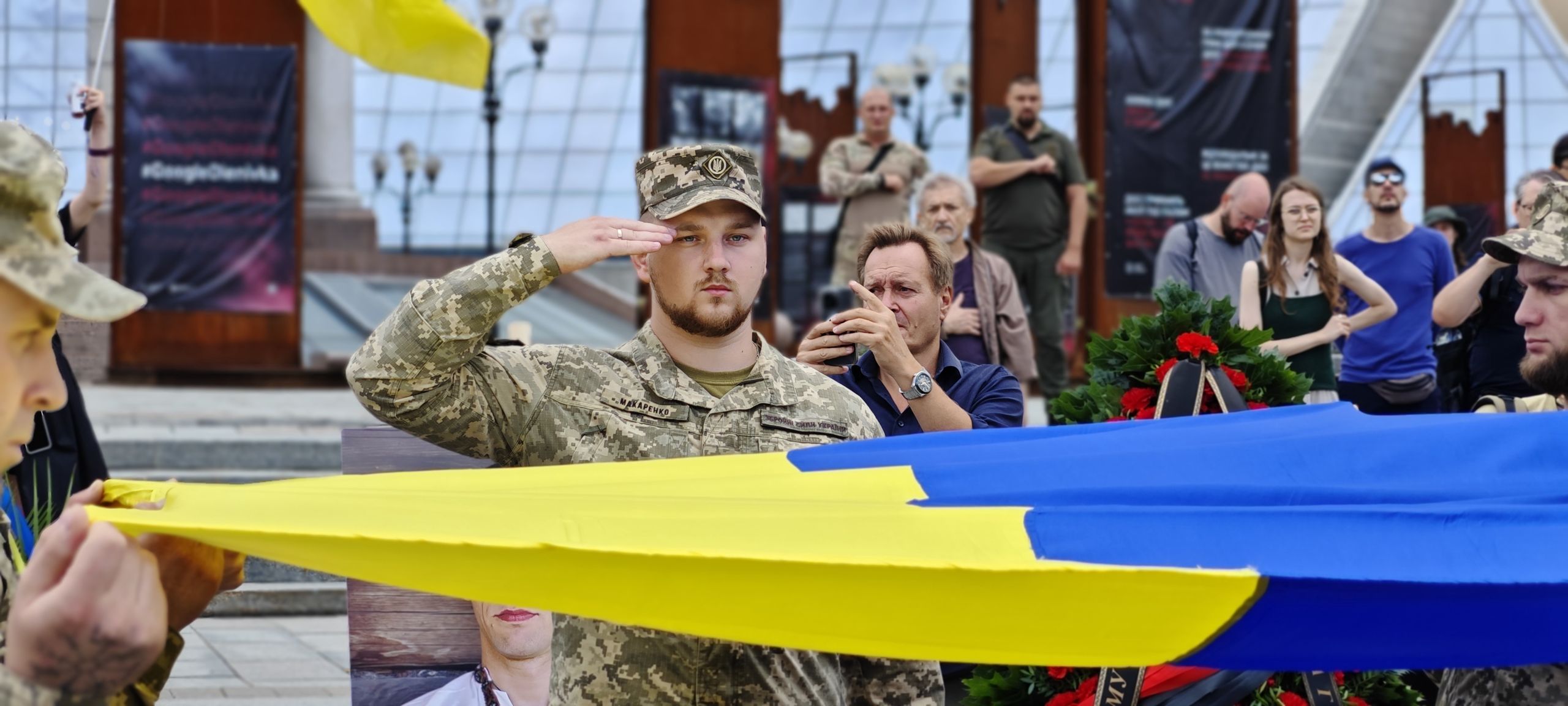 Pogrzeb ukraińskiego żołnierza