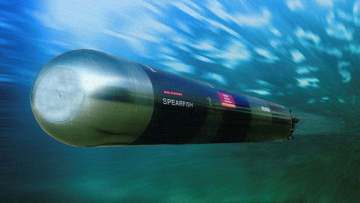 Brytyjskie okręty podwodne zostaną przezbrojone w torpedy Spearfish Mod 1.