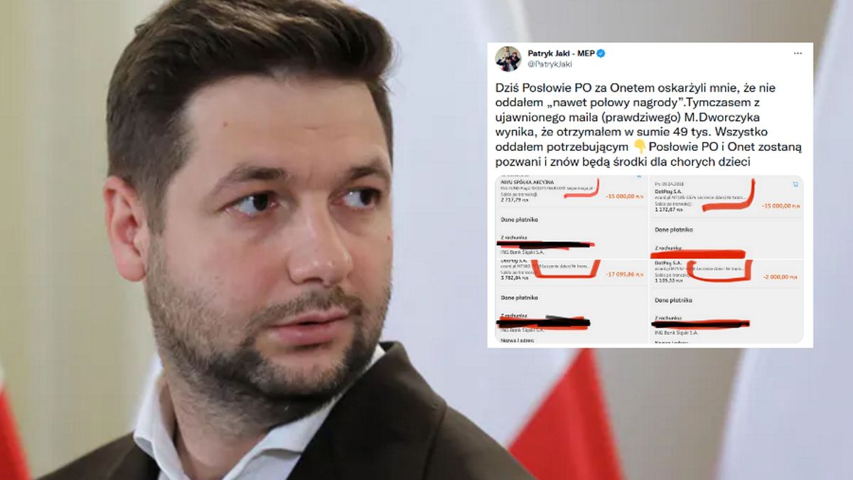 Patryk Jaki potwierdził autentyczność ujawnionego maila 