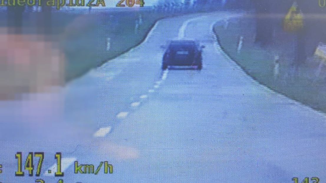 Kierowca Volvo przekroczył prędkość aż o 97 km/h