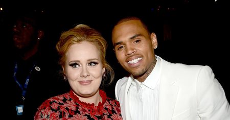 Chris Brown spędził wieczór w domu Adele