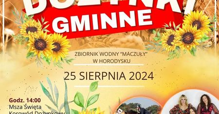 Dożynki w Horodysku 2024. Gwiazdą imprezy zespół Eratox. Zobacz godzinowy program