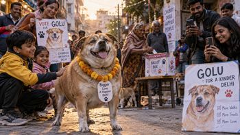 Delhi wybiera "najbardziej puszystego" psa. Internetowy żart zamienił się w wielką miejską kampanię