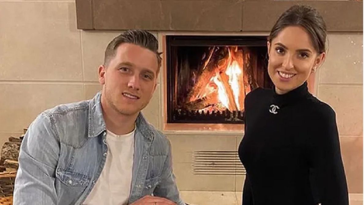 Piotr Zieliński z ukochaną