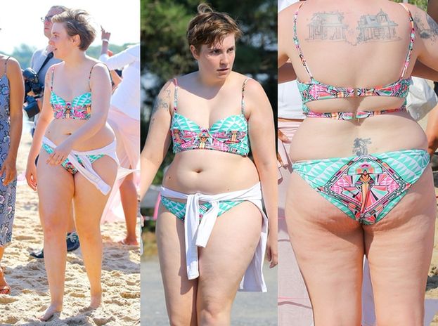 Lena Dunham pozuje w bikini! (ZDJĘCIA)