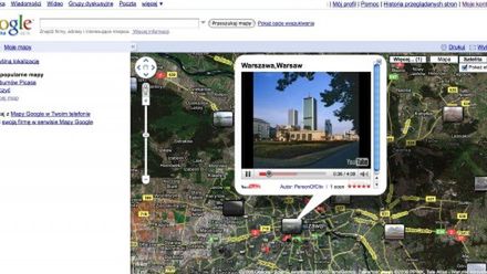Filmy z YouTube na Mapach Google 1