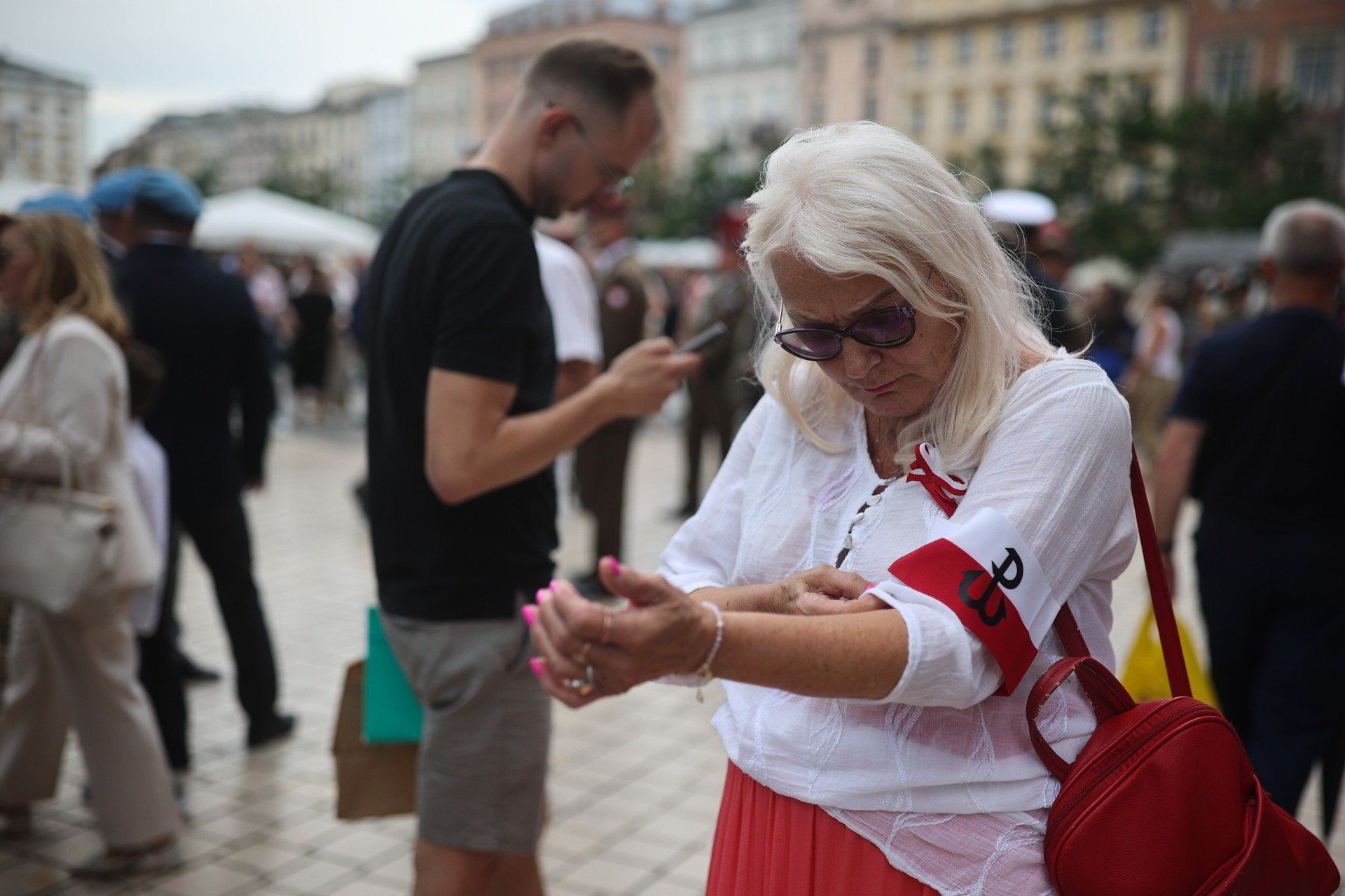 01.08.2025 KRAKOW, RYNEK GLOWNY, ROCZNICA WYBUCHU POWSTANIA WARSZAWSKIEGO, NZ FOT. ANDRZEJ BANAS / POLSKA PRESS