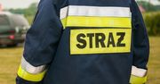 Tragiczny pożar domu w miejscowości Zalesie. Zginął mężczyzna