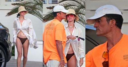 Katy Perry wraca z plażowania z ukochanym Orlando Bloomem. Odsłoniła PŁASKI brzuch (ZDJĘCIA)