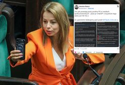 Wpis posłanki napisany przez ChatGPT. Omyłkowo pokazała komendy