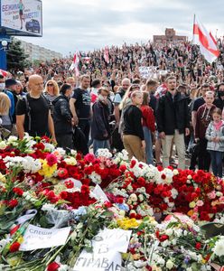 Białoruś. Wielotysięczna manifestacja w Mińsku. "Odejdź!"