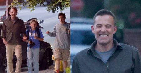 Uchachany Ben Affleck spaceruje z pociechami w oczekiwaniu na rozwód z Jennifer Lopez. Widać, że jest szczęśliwy?