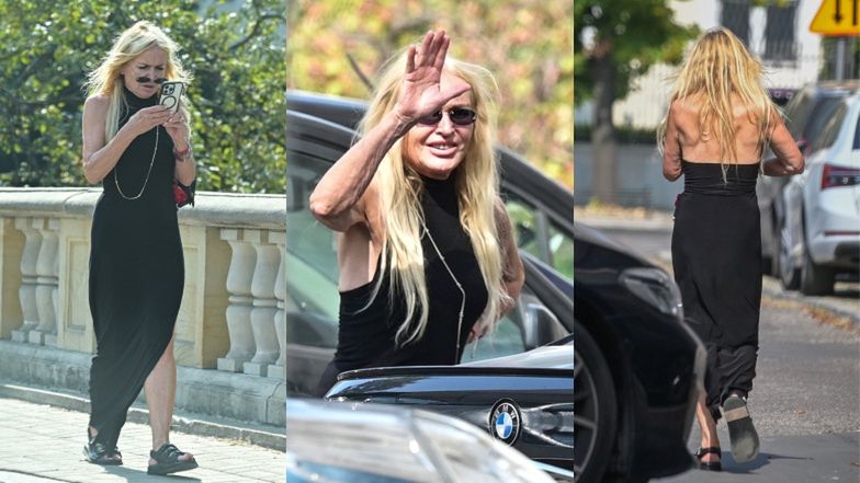 Monika Olejnik miała trudności z zaparkowaniem bmw
