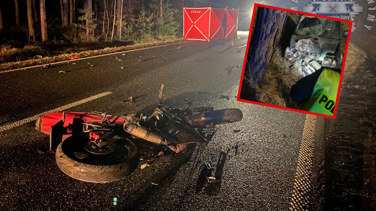 Motocyklista zginął w wypadku
