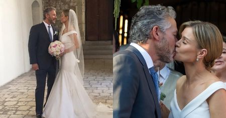 Tak wyglądał ślub Joanny Krupy i Douglasa Nunesa: ceremonia w krakowskim kościele, melexy dla gości, sala pełna kwiatów i świec (ZDJĘCIA)
