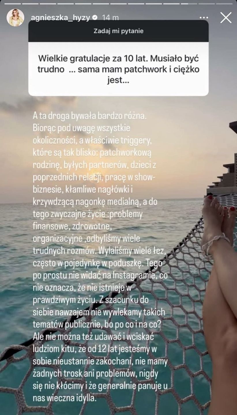 Agnieszka Hyży odpowiada na pytania 