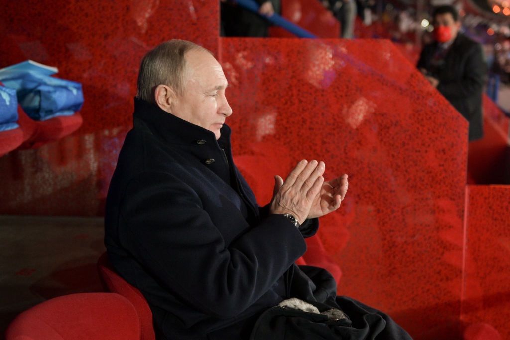 Władimir Putin na Igrzyskach Olimpijskich w Pekinie