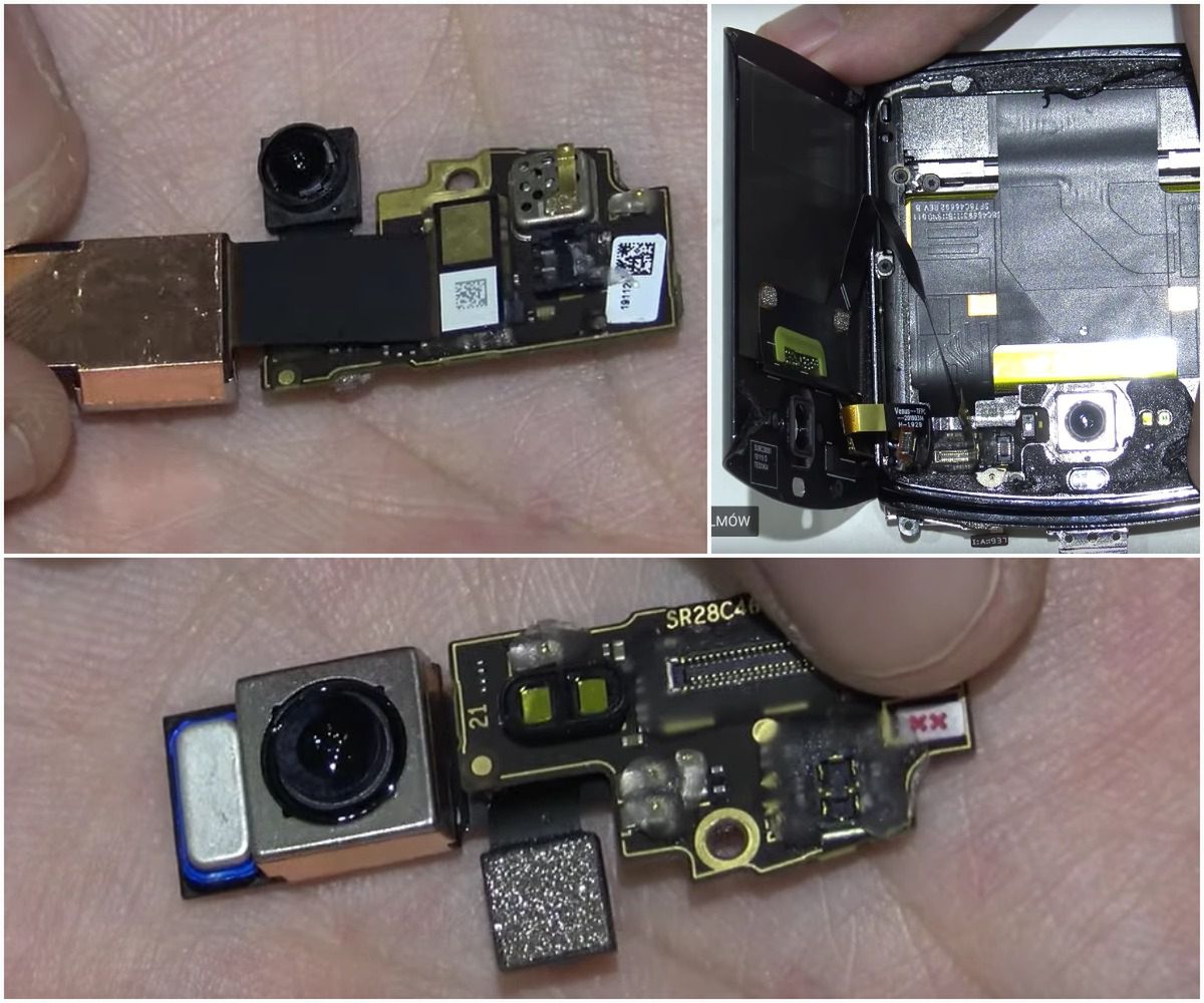 Motorola razr rozebrana. Chcesz ją naprawić? Powodzenia 5