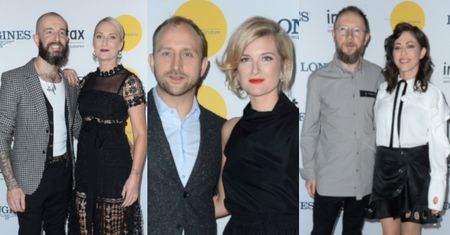 Gwiazdorskie pary na uroczystej kolacji w warszawskiej restauracji: Anita Lipnicka i Natalia Kukulska z mężami, Borys Szyc z narzeczoną... (ZDJĘCIA)