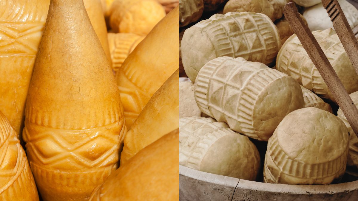 Po lewej mamy oscypek, ale ser po prawej to gołka, nie może być on nazywany oscypkiem